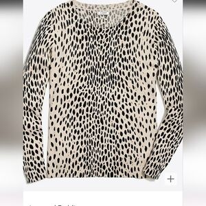 J. Crew Mercantile Women's Leopard Sweater Size M